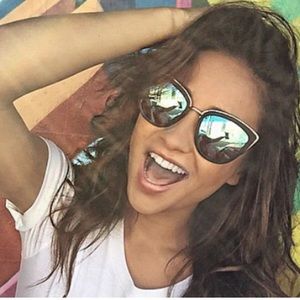Quay Australia My Girl Black Cat Eye Sunglasses